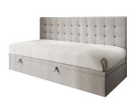 Einzelbett 90x200 cm für Kinderzimmer, ohne Matratze, MELANIA 1R