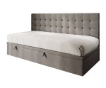 Bequemes Polsterbett 100x200 cm mit Bettkasten, ohne Matratze, MELANIA 1R Bequemes Polsterbett 100x200 cm mit Bettkasten, ohne Matratze, MELANIA 1R