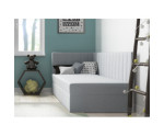 Polsterbett 80x200 cm, Einzelbett mit Bettkasten, Jugendbett INTARO A27