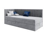 Singlebett 100x200 cm, Polsterbett mit Bettkasten, Jugendbett INTARO A27 Singlebett 100x200 cm, Polsterbett mit Bettkasten, Jugendbett INTARO A27
