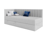 Eckbett 120x200 cm, Jugendbett mit Bettkasten, Singlebett INTARO A27 Eckbett 120x200 cm, Jugendbett mit Bettkasten, Singlebett INTARO A27