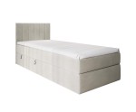 Boxspringbett 80x180 cm, Einzelbett mit Bettkasten, Gleitfüße, Einzelbett INTARO A10 Boxspringbett 80x180 cm, Einzelbett mit Bettkasten, Gleitfüße, Einzelbett INTARO A10