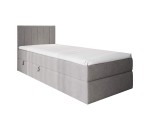 Einzelbett 80x200 cm, Boxspringbett mit Bettkasten, Gleitfüße, INTARO A10 Einzelbett 80x200 cm, Boxspringbett mit Bettkasten, Gleitfüße, INTARO A10