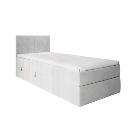 Kinderbett 100x200 cm, Boxspringbett mit Bettkasten, Gleitfüße, Jugendbett INTARO A10