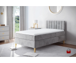 Jugendbett 100x200 cm, Kontinentalbett mit Bettkasten, auf Füßen, INTARO A10