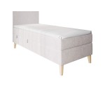Boxspringbett 120x200 cm, Einzelbett mit Bettkasten, auf Füßen, INTARO A10