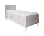 Boxspringbett 120x200 cm, Einzelbett mit Bettkasten, auf Füßen, INTARO A10 Boxspringbett 120x200 cm, Einzelbett mit Bettkasten, auf Füßen, INTARO A10
