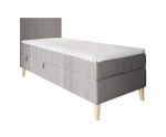 Boxspringbett 120x200 cm, Einzelbett mit Bettkasten, auf Füßen, INTARO A10