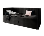 Jugendcouch 100x200 cm mit Bettkasten und Matratze, Jugendbett MILENA 2M