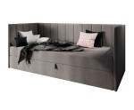 Jugendcouch 100x200 cm mit Bettkasten und Matratze, Jugendbett MILENA 2M