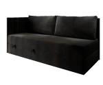 Einzelbett 100x200 cm mit RÜCKENKISSEN, Polsterbett mit Bettkasten, Farbvarianten, Schlafsofa INTARO A27 Einzelbett 100x200 cm mit RÜCKENKISSEN, Polsterbett mit Bettkasten, Farbvarianten, Schlafsofa INTARO A27