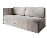 Einzelbett 100x200 cm mit RÜCKENKISSEN, Polsterbett mit Bettkasten, Farbvarianten, Schlafsofa INTARO A27 Einzelbett 100x200 cm mit RÜCKENKISSEN, Polsterbett mit Bettkasten, Farbvarianten, Schlafsofa INTARO A27