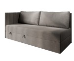 Einzelbett 100x200 cm mit RÜCKENKISSEN, Polsterbett mit Bettkasten, Farbvarianten, Schlafsofa INTARO A27 Einzelbett 100x200 cm mit RÜCKENKISSEN, Polsterbett mit Bettkasten, Farbvarianten, Schlafsofa INTARO A27