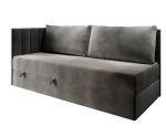 Schlafsofa 120x200 cm mit RÜCKENKISSEN, Polsterbett mit Bettkasten, Farbvarianten, Einzelbett INTARO A27 Schlafsofa 120x200 cm mit RÜCKENKISSEN, Polsterbett mit Bettkasten, Farbvarianten, Einzelbett INTARO A27