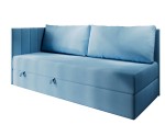 Schlafsofa 120x200 cm mit RÜCKENKISSEN, Polsterbett mit Bettkasten, Farbvarianten, Einzelbett INTARO A27 Schlafsofa 120x200 cm mit RÜCKENKISSEN, Polsterbett mit Bettkasten, Farbvarianten, Einzelbett INTARO A27
