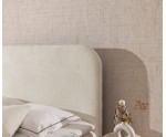 Boxspringbett 140x200 cm mit Bettkasten für Schlafzimmer, Boucle-Stoff, PRATO K31