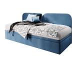Singlebett 100x200 cm, Polsterbett, Jugendbett, Seitenblende abgerundet, OLIVIA 2R Singlebett 100x200 cm, Polsterbett, Jugendbett, Seitenblende abgerundet, OLIVIA 2R