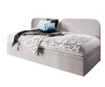 Einzelbett 120x200 cm, Polsterbett, Jugendbett, Seitenblende abgerundet, OLIVIA 2R Einzelbett 120x200 cm, Polsterbett, Jugendbett, Seitenblende abgerundet, OLIVIA 2R