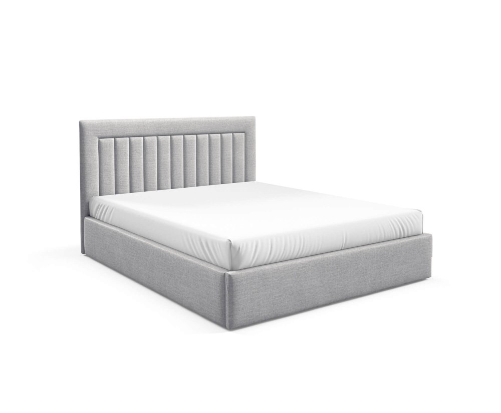 Polsterbett 140x200 cm, Ehebett, Doppelbett mit Bettkasten, PRATO T14