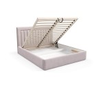Polsterbett 140x200 cm, Ehebett, Doppelbett mit Bettkasten, PRATO T14