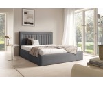 Doppelbett 160x200 cm, Ehebett, Polsterbett mit Bettkasten, PRATO T14