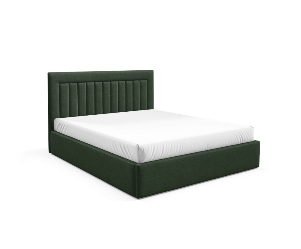 Doppelbett 180x200 cm, Ehebett, Polsterbett mit Bettkasten, PRATO T14
