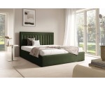 Doppelbett 180x200 cm, Ehebett, Polsterbett mit Bettkasten, PRATO T14