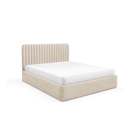 Polsterbett 140x200 cm, Ehebett, Doppelbett mit Bettkasten, PRATO T15