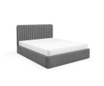 Polsterbett 140x200 cm, Ehebett, Doppelbett mit Bettkasten, PRATO T15