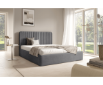 Doppelbett 160x200 cm, Ehebett, Polsterbett mit Bettkasten, PRATO T15 Doppelbett 160x200 cm, Ehebett, Polsterbett mit Bettkasten, PRATO T15