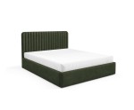 Doppelbett 160x200 cm, Ehebett, Polsterbett mit Bettkasten, PRATO T15