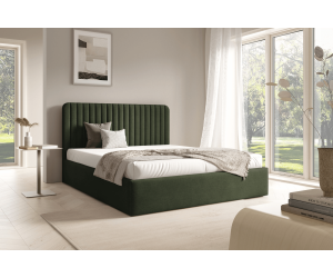 Doppelbett 160x200 cm, Ehebett, Polsterbett mit Bettkasten, PRATO T15