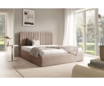Doppelbett 180x200 cm, Ehebett, Polsterbett mit Bettkasten, PRATO T15