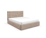 Polsterbett 140x200 cm, Ehebett, Doppelbett mit Bettkasten, PRATO T16