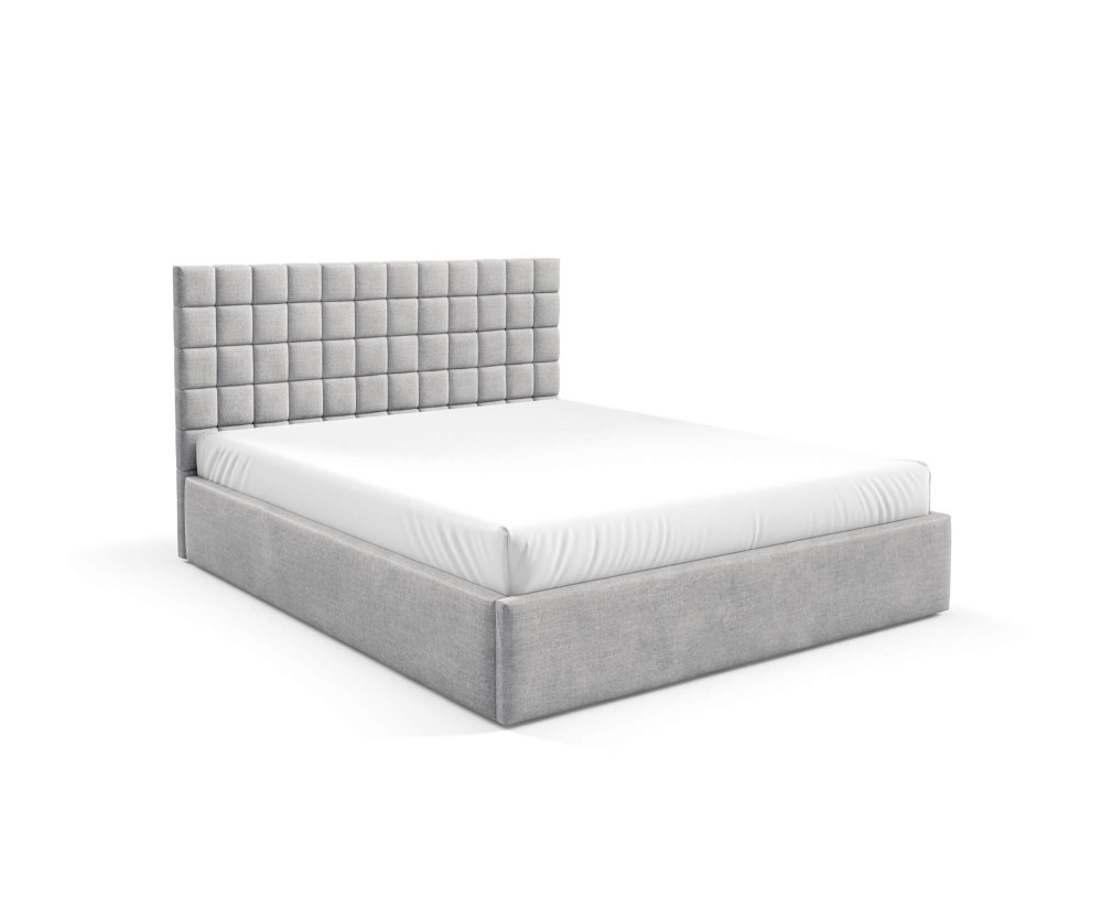 Polsterbett 140x200 cm, Ehebett, Doppelbett mit Bettkasten, PRATO T16