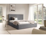 Doppelbett 160x200 cm, Ehebett, Polsterbett mit Bettkasten, PRATO T16