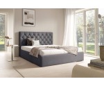 Polsterbett 140x200 cm im Glamour-Stil, Ehebett, Doppelbett mit Bettkasten, PRATO T17 Polsterbett 140x200 cm im Glamour-Stil, Ehebett, Doppelbett mit Bettkasten, PRATO T17