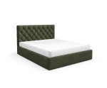 Polsterbett 140x200 cm im Glamour-Stil, Ehebett, Doppelbett mit Bettkasten, PRATO T17 Polsterbett 140x200 cm im Glamour-Stil, Ehebett, Doppelbett mit Bettkasten, PRATO T17