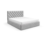 Polsterbett 140x200 cm im Glamour-Stil, Ehebett, Doppelbett mit Bettkasten, PRATO T17 Polsterbett 140x200 cm im Glamour-Stil, Ehebett, Doppelbett mit Bettkasten, PRATO T17