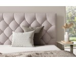Polsterbett 140x200 cm im Glamour-Stil, Ehebett, Doppelbett mit Bettkasten, PRATO T17 Polsterbett 140x200 cm im Glamour-Stil, Ehebett, Doppelbett mit Bettkasten, PRATO T17