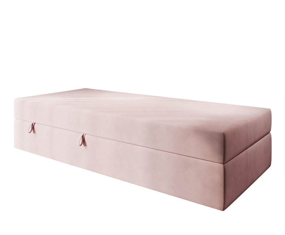 Einzelbett 80x200 cm, Hotelbett mit Bettkasten, BONELL-Matratze, LARA 1M Einzelbett 80x200 cm, Hotelbett mit Bettkasten, BONELL-Matratze, LARA 1M