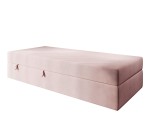 Einzelbett 80x200 cm, Hotelbett mit Bettkasten, BONELL-Matratze, LARA 1M Einzelbett 80x200 cm, Hotelbett mit Bettkasten, BONELL-Matratze, LARA 1M