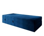 Hotelbett 100x200 cm, Schlafcouch mit Bettkasten, BONELL-Matratze, LARA 1M