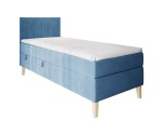 Boxspringbett, Einzelbett mit Bettkasten, Füße, MATRATZE zur Auswahl, INTARO A10