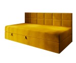 Polsterbett 80x200 cm mit Bettkasten und Seitenblende, Jugendbett MEROO 2M Polsterbett 80x200 cm mit Bettkasten und Seitenblende, Jugendbett MEROO 2M