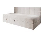 Polsterbett 80x200 cm mit Bettkasten und Seitenblende, Jugendbett MEROO 2M Polsterbett 80x200 cm mit Bettkasten und Seitenblende, Jugendbett MEROO 2M