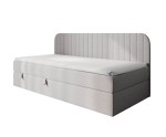 Einzelbett für Jugendliche, mit Bettkasten, Seitenblende abgerundet, MATRATZE zur Auswahl, MACIUS 2M