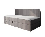 Einzelbett für Jugendliche, mit Bettkasten, Seitenblende abgerundet, MATRATZE zur Auswahl, MACIUS 2M