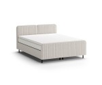 FERRO 72 Doppelbett 160x200 cm für Schlafzimmer, mit Matratze und Topper, Bettkasten