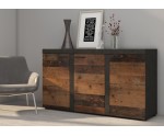 ROMBO Funktionale Kommode dreitürig, Sideboard, 4 Farbvarianten!